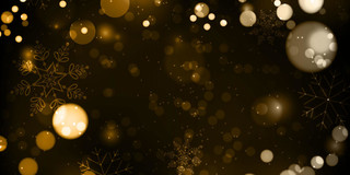黑金雪花铃铛圣诞圣诞节平安夜展板背景